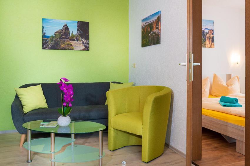 4-Bettzimmer Saechsische Schweiz Mittelndorf Exterior foto